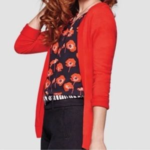 Cabi Cobblestone Cardigan #3155, Size Large, Fiery Red